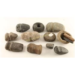 Large Lot of Ancient Indian Stones