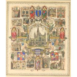 Lithograph of The City of Salisbury