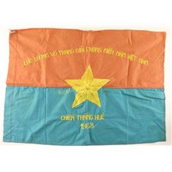 Vietnam Era Viet Cong 1968 Tet Regimental Flag