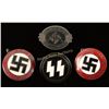 Image 1 : Lot of 4 German WWII Waffen Pins