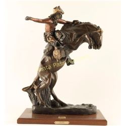 C. Remington 'Bronco Buster' Reproduction Statue