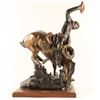 Image 1 : Cowboy & Horse Statue