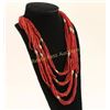 Image 2 : Coral 32 Strand Necklace