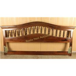 Oak Spindle King Size Headboard