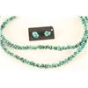 Image 1 : Small Turquoise Nugget Necklace & Earrings