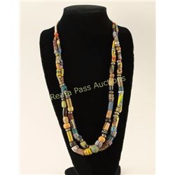 Colorful Trade Bead Necklace