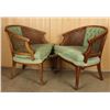 Image 2 : Pair of Caned Club Chairs