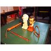 Image 1 : Abraham Lincoln Busts, Stirrup, And Clay Shooter