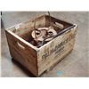 Image 1 : Palm Dairies Wood Box W/ Pressure Gauge