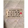 Image 1 : Indiana Motorcycle Plate