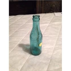 Coca-Cola Bottle, Blue Aqua Glass, Ca 1910