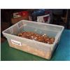 Image 1 : Tub Of Canadian Pennies Weighting Over 36 Lb
