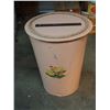 147a  Pink Wooden Hamper