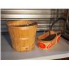 Baskets (2) W/ Wood Toothpick Grabber