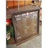 Image 1 : Searle Grain Company Ltd Grain Tracking Board, 33"X33"