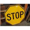 Image 1 : Yellow Stop Sign, 24"X24"