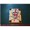 Image 1 : Skull Porcelain Sign, Swastica Symbol On Back