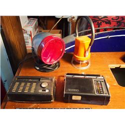 Lot Of Misc, Kodak Lamp, Sanyo, Realtone, Starlite