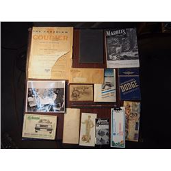 Lot Of Paper Related, Some 1915,1916, Some Manuals, Lots Of Misc