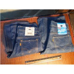 Nos Levi Jeans (2) (26-27 Waist, 32 Inseam,)