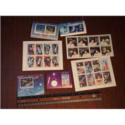 Space Related Postage Stamp Souvenir Sheets (7)