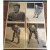 Image 1 : Lot Of 4 Quaker Hockey Photos, Montreal Lach Harmon MacKay Masnick