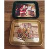 Image 1 : Lot Of 2 Coca-Cola Trays, Santa