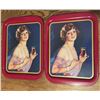 Image 1 : Lot Of 2 Coca-Cola Trays