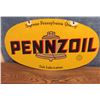 Image 1 : Pennzoil Sign, Porcelain, DS 29"x16"
