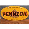 Image 2 : Pennzoil Sign, Porcelain, DS 29"x16"