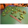 Image 4 : Lot Of 1/64 Scale John Deere Tractor Toys W/ Lots Of Attachments