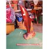 Image 1 : Carved 21" Tall Dolphin, Exotic Wood