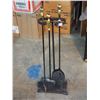 Image 1 : 3 Piece Cast & Brass Fireplace Tools