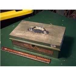 Old Metal Cashbox, No Key