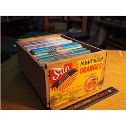 Sun Wood Crate, Full Of Hardy Boys Books