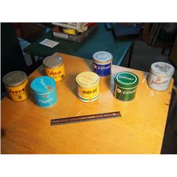 Lot Of Tobacco Tins (7) (Vogue, Players, Export, Etc)