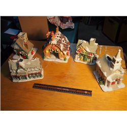 Lot Of Christmas Decorative Houses