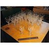 Image 1 : Large Set Of Matching Crystal Goblets (12 Large, 12 Medium)