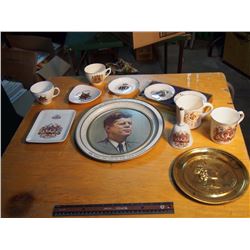 Lot Of Decorative Plates And Dishware (Royalty, JFK)