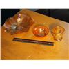 Image 1 : Orange Glassware Pieces