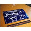 Image 1 : Johnson & Johnson Co’s Pure Tea Porcelain Sign