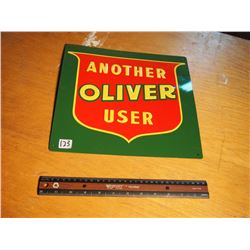 'Another Oliver User’ Metal Sign
