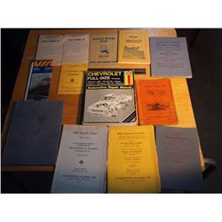 Lot of Paper Related (Massey Harris, Chevrolet, 1939)