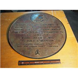 Saskatoon Canada Games Dedication Plaque (1991)