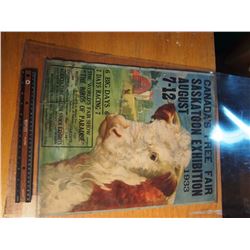 Canada’s Free Fare Saskatoon Exhibition Advertisement (1933)