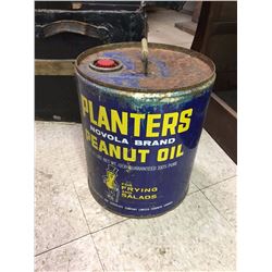 Planters Peanuts Peanut Oil Pail