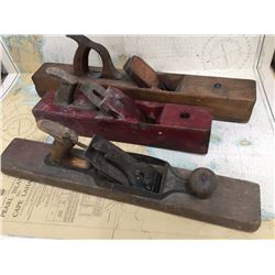 Lot Of Wooden Wood Planes