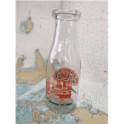 Edmonton City Dairy Milk Bottle, Alberta
