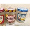 Image 3 : Vintage Peanut Butter Jars (4) Incl. Squirrel Bacon Flavor