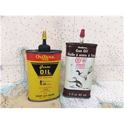 Lot Of Two Handy Oilers, Gun Oil, Outers